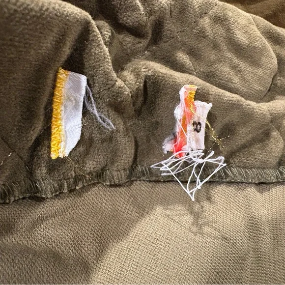 Vintage Olive Green Velvet Blazer with Notched Lapels and Fitted Silhouette Sz 8 - Picture 6 of 9